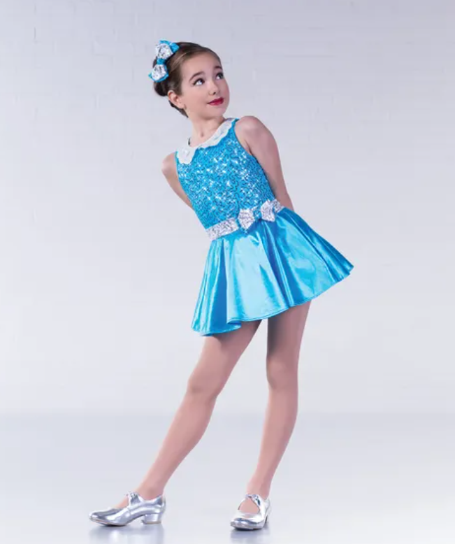 SS040 1st Position Sequin Collar Glitz Costume
