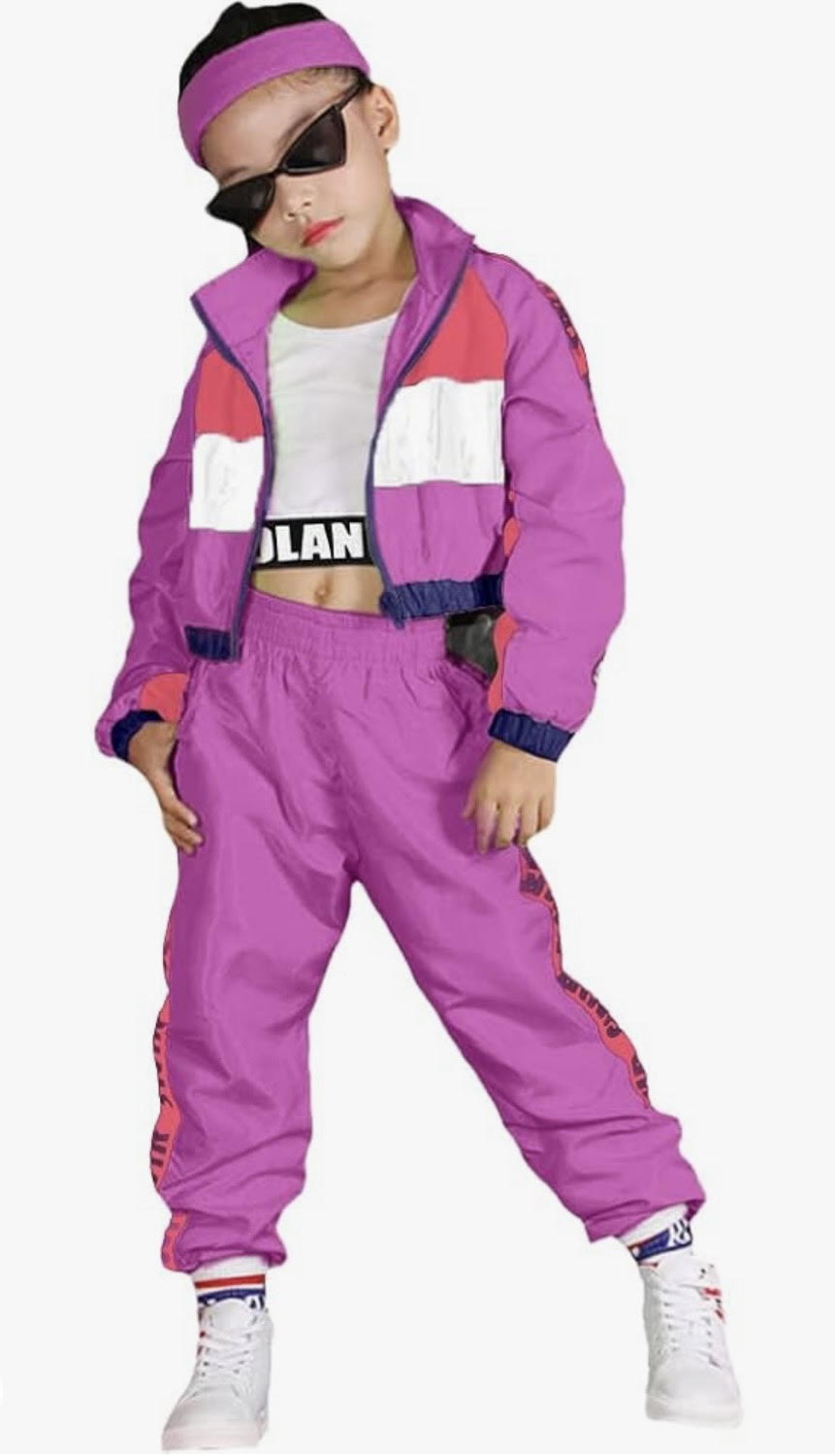 SS053 Lolanta Pink Street Dance Hip Hop Costume